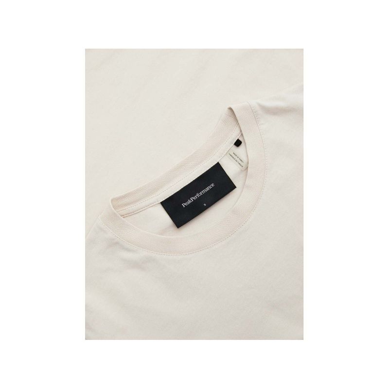 Koszulka damska PEAK PERFORMANCE W Original Small Logo Tee kolor beżowy - obrazek 4