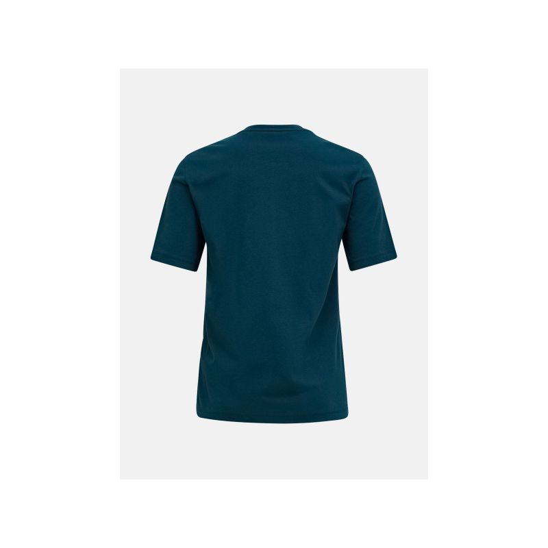 Koszulka damska PEAK PERFORMANCE W Original Small Logo Tee kolor zielony - obrazek 2