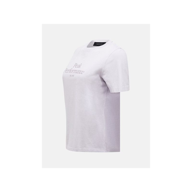 Koszulka damska PEAK PERFORMANCE W Original Tee kolor szary - obrazek 3
