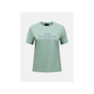 Koszulka damska PEAK PERFORMANCE W Original Tee kolor zielony