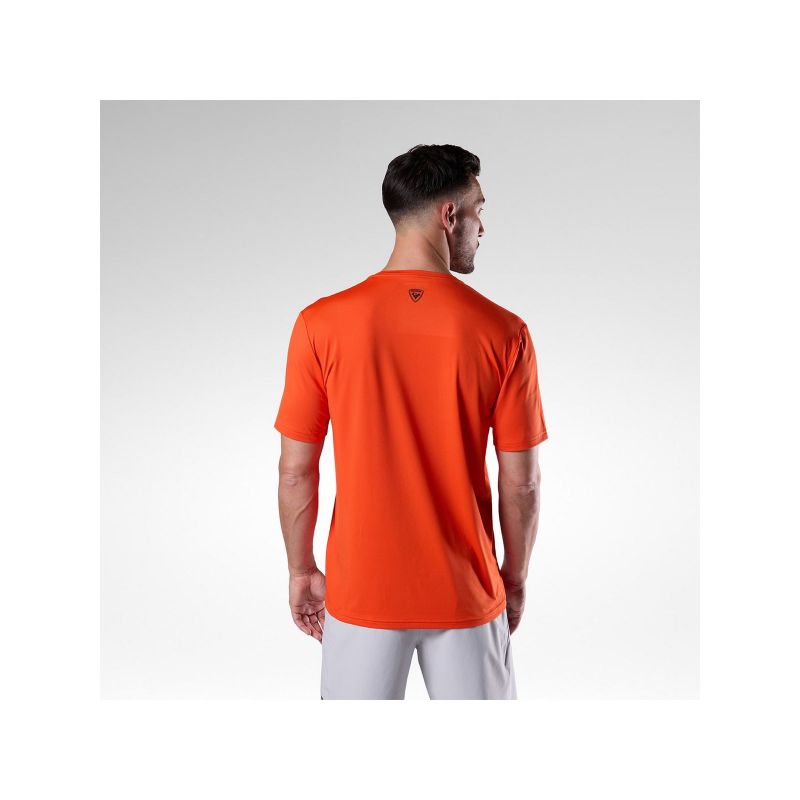 Koszulka męska ROSSIGNOL M Graphic Active Tee pomarańczowa - obrazek 3