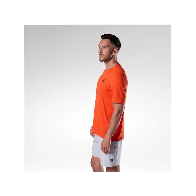 Koszulka męska ROSSIGNOL M Graphic Active Tee pomarańczowa - obrazek 4