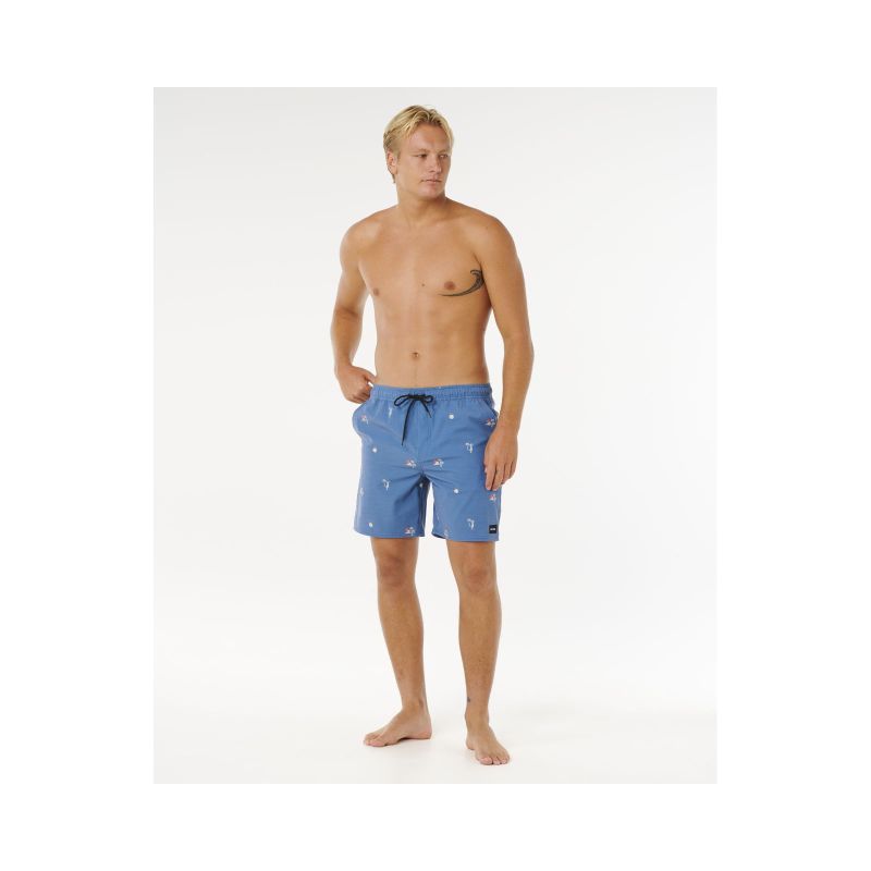 Boardshorty męskie RIP CURL Skelly Breach Volley niebieskie - obrazek 4