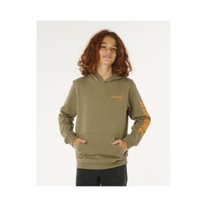 Bluza chłopięca RIP CURL Eternal Shred Art Hood-Boy zielona