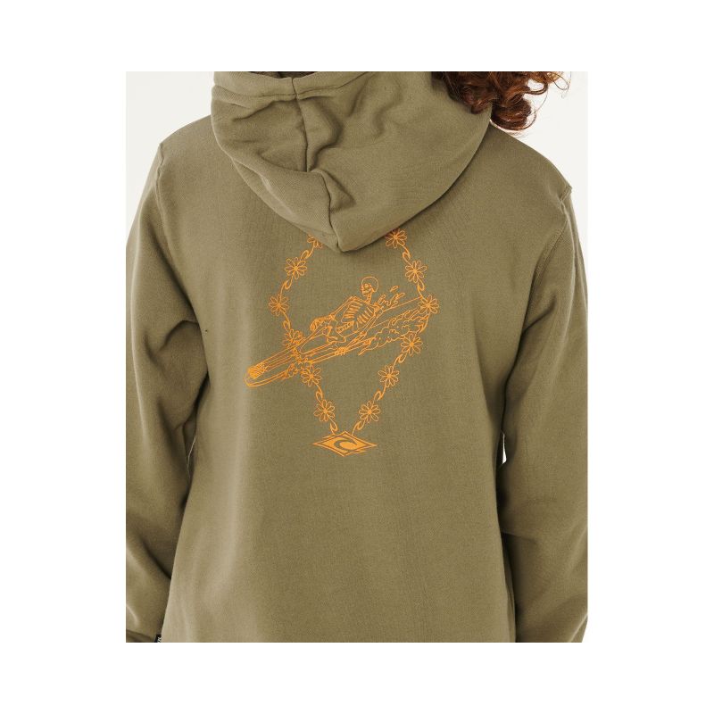 Bluza chłopięca RIP CURL Eternal Shred Art Hood-Boy zielona - obrazek 4