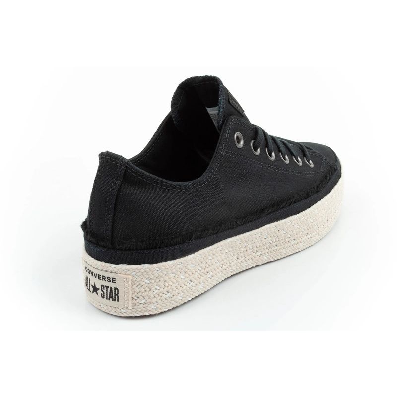 Converse Chuck Taylor buty sportowe damskie espadryle modne czarne wygodne - obrazek 4
