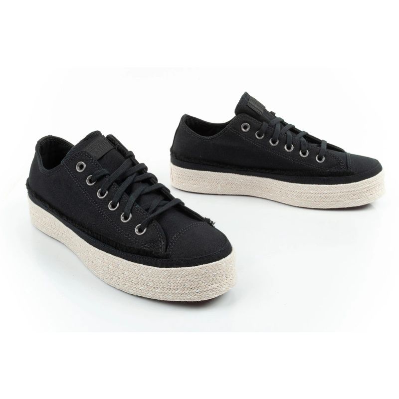 Converse Chuck Taylor buty sportowe damskie espadryle modne czarne wygodne - obrazek 7