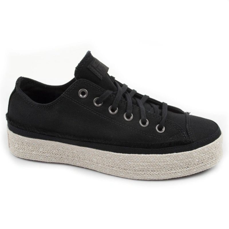 Converse Chuck Taylor buty sportowe damskie espadryle modne czarne wygodne - obrazek 11
