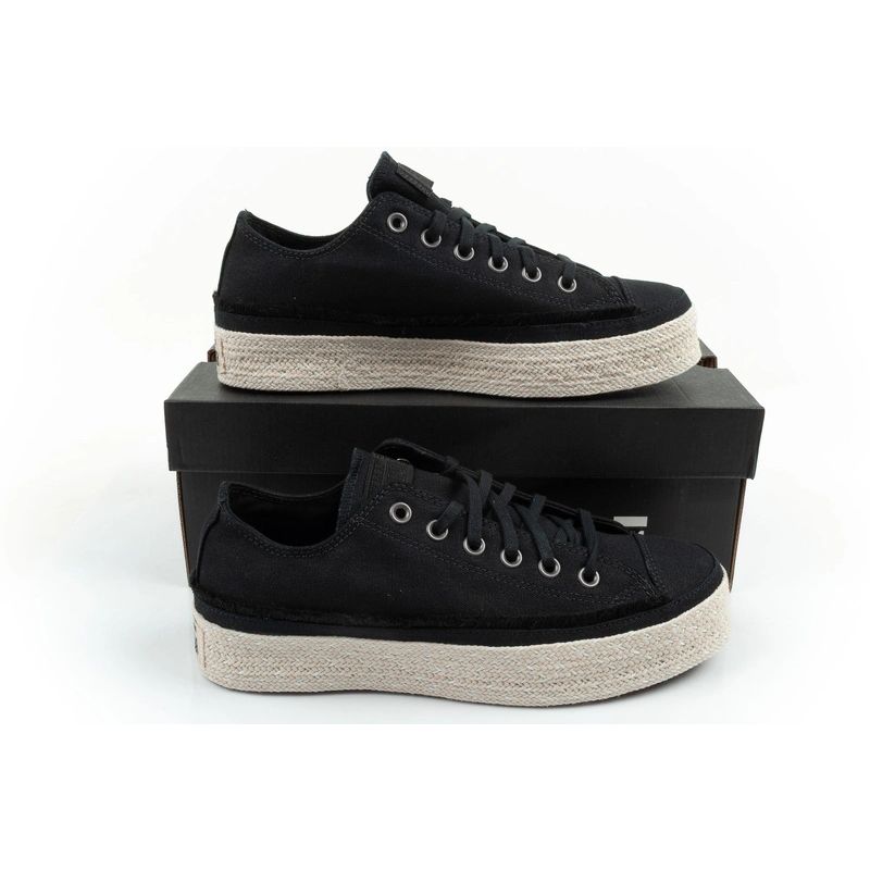 Converse Chuck Taylor buty sportowe damskie espadryle modne czarne wygodne - obrazek 20