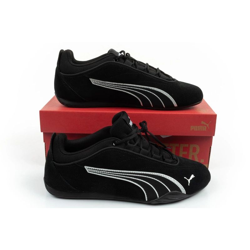 Puma buty damskie sportowe Catch Soleil SD czarne skóra naturalna modne - obrazek 7