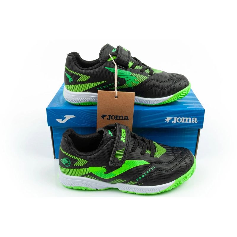 Joma buty dziecięce sportowe Powerful JR 2601 piłkarskie halowe wygodne - obrazek 10