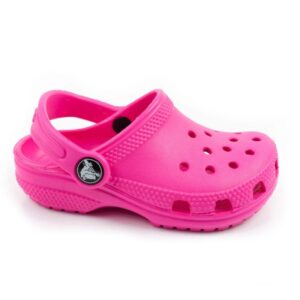 Crocs chodaki sandały dziecięce Classic Clog T różowe wygodne modne