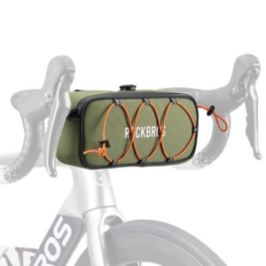 Torba na kierownicę 1,9L Rockbros TL001 ROAD TO SKY wodoodporna – zielona
