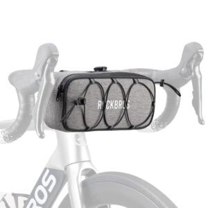 Torba na kierownicę 1,9L Rockbros TL001 ROAD TO SKY wodoodporna – szara