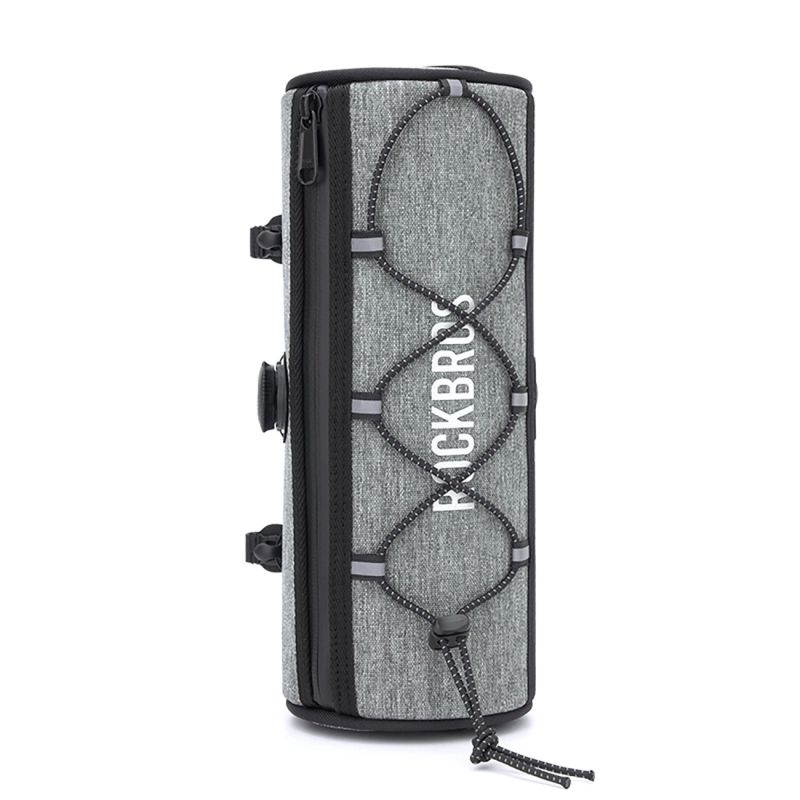 Torba na kierownicę 1,5L Rockbros TL002 ROAD TO SKY wodoodporna – szara - obrazek 2