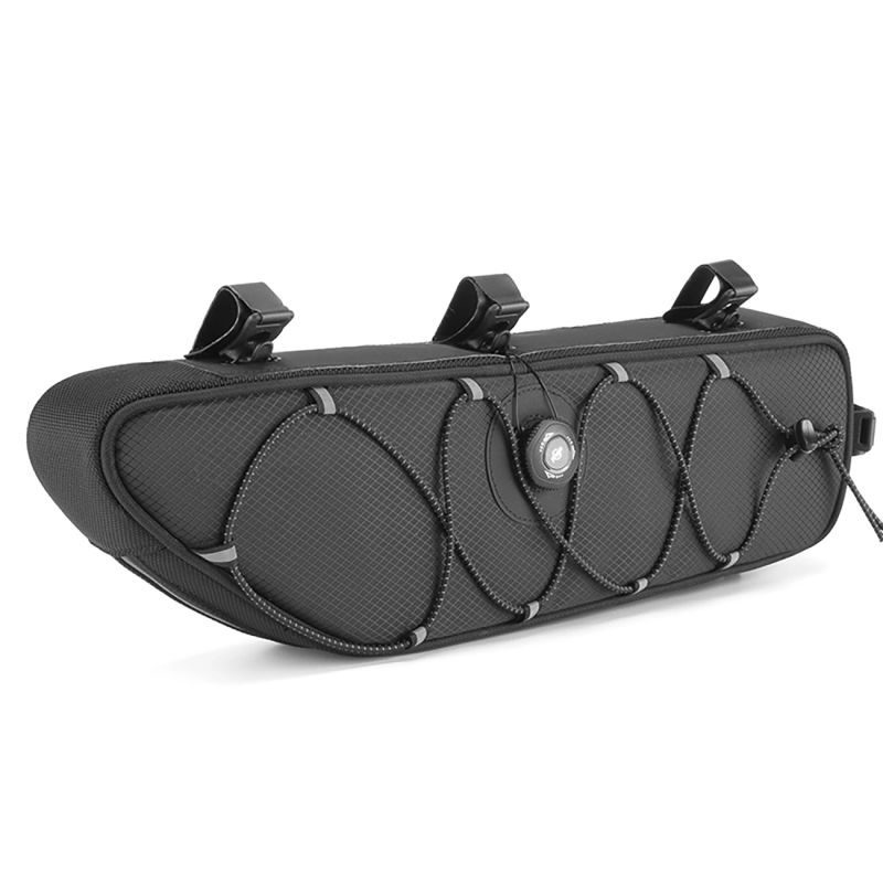 Torba pod ramę 2L Rockbros TL003 ROAD TO SKY wodoodporna – czarna - obrazek 2