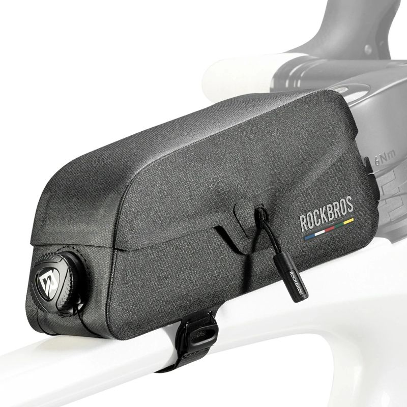 Torba rowerowa Rockbros AS-134 ROAD TO SKY wodoodporna na ramę 0,6 l - czarna