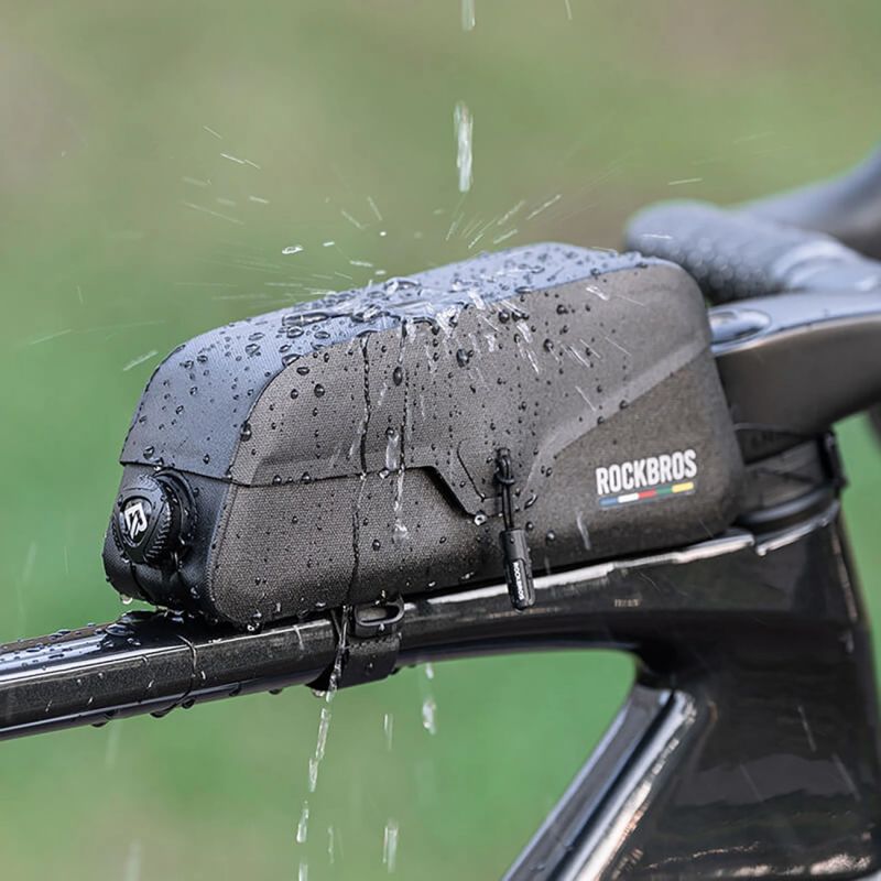 Torba rowerowa Rockbros AS-134 ROAD TO SKY wodoodporna na ramę 0,6 l - czarna - obrazek 5
