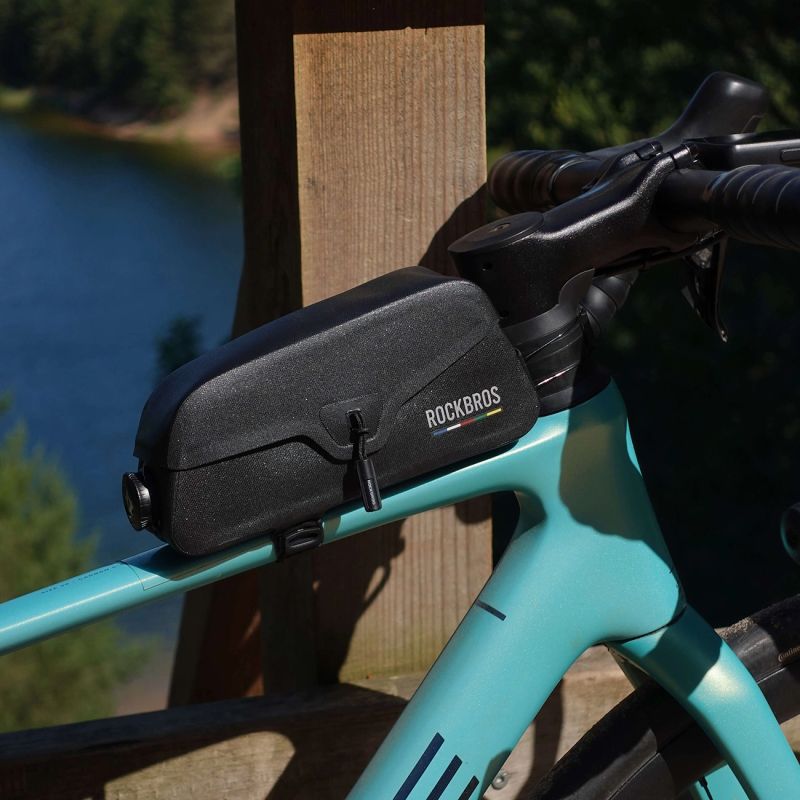 Torba rowerowa Rockbros AS-134 ROAD TO SKY wodoodporna na ramę 0,6 l - czarna - obrazek 11