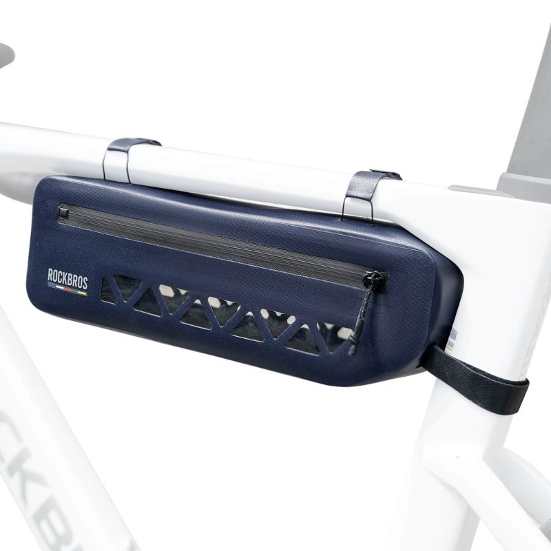 Torba rowerowa Rockbros AS-140 ROAD TO SKY wodoodporna pod ramę 1,7 l - niebieska - obrazek 2
