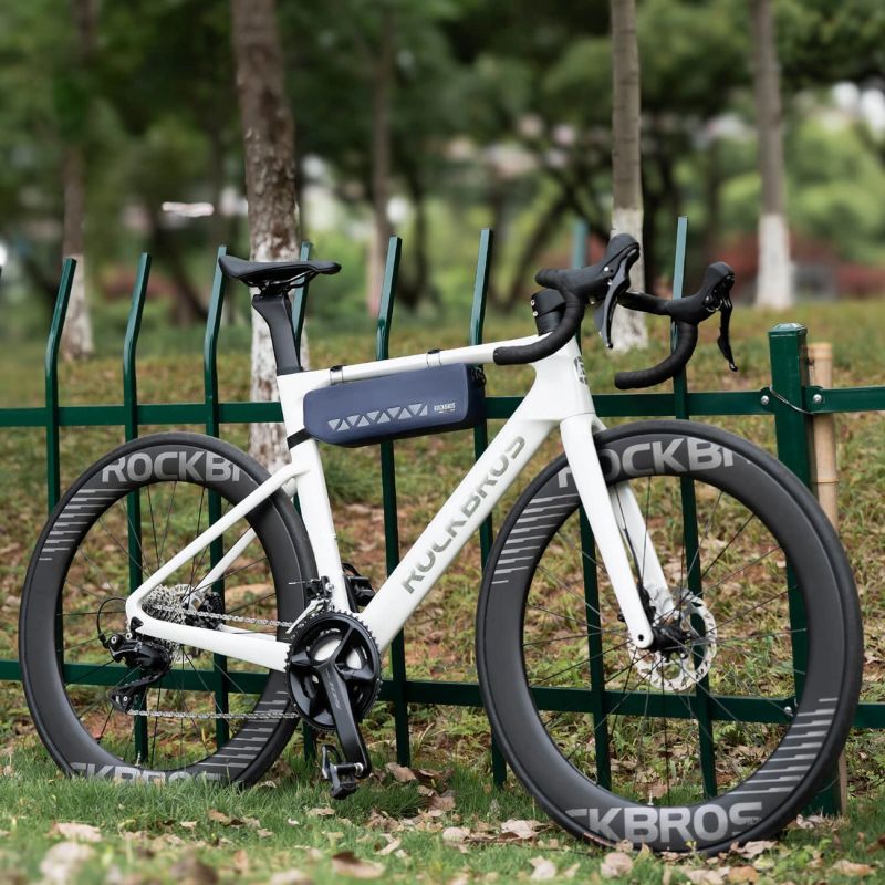 Torba rowerowa Rockbros AS-140 ROAD TO SKY wodoodporna pod ramę 1,7 l - niebieska - obrazek 7