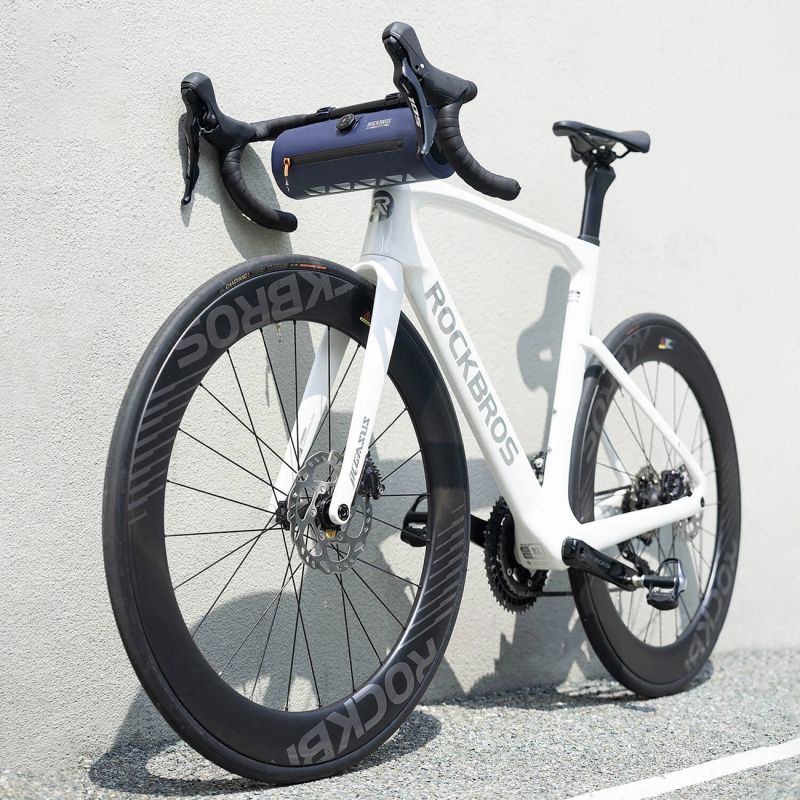 Torba rowerowa Rockbros AS-143 ROAD TO SKY na kierownicę wodoodporna 2 l - niebieska - obrazek 2