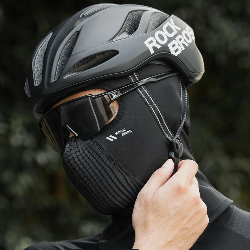 Kominiarka rowerowa Rockbros LF25699 polarowa - czarna - obrazek 5