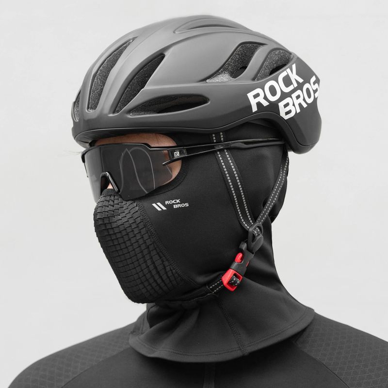 Kominiarka rowerowa Rockbros LF25699 polarowa - czarna - obrazek 7