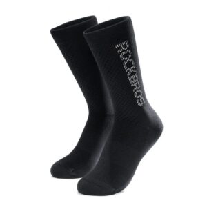 Skarpety rowerowe Rockbros 490067003 odblaskowe M - czarne