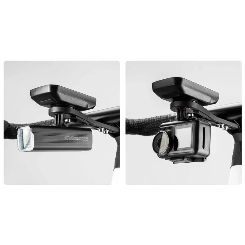 Uchwyt na licznik rowerowy Rockbros FK-307S nylon - czarny - obrazek 3