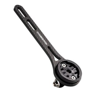 Uchwyt na licznik rowerowy Rockbros FK-307W włókno węglowe - czarny