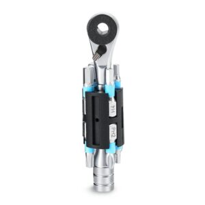 Multitool rowerowy Rockbros TG-8601 grzechotka S2 cylindryczna obudowa - czarny