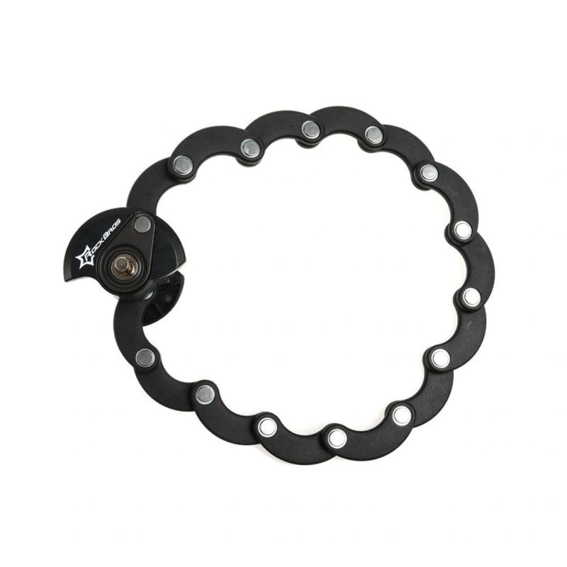 Zapięcie rowerowe Rockbros WL798 składane U-lock - czarne - obrazek 3