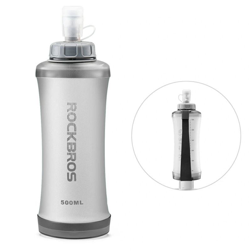 Bukłak Rockbros 350017001 soft flask miękki bidon do biegania 500 ml - biały - obrazek 2