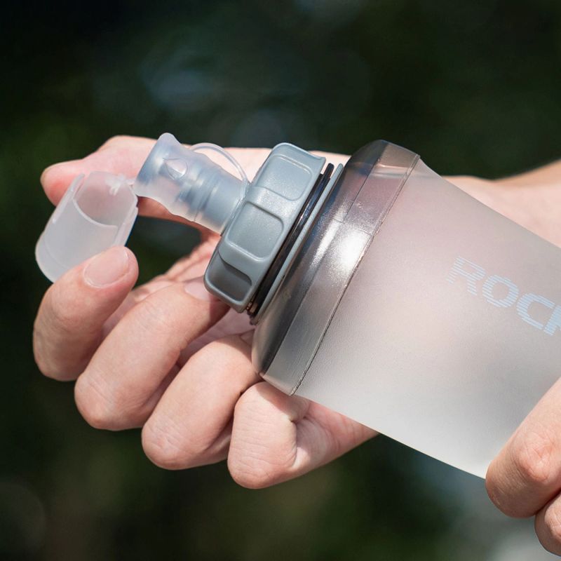 Bukłak Rockbros 350017001 soft flask miękki bidon do biegania 500 ml - biały - obrazek 4