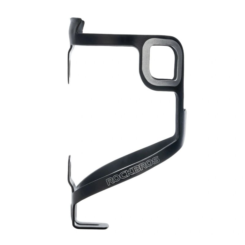Koszyk na bidon Rockbros BBC2504 aluminiowy ultralekki - czarny - obrazek 2