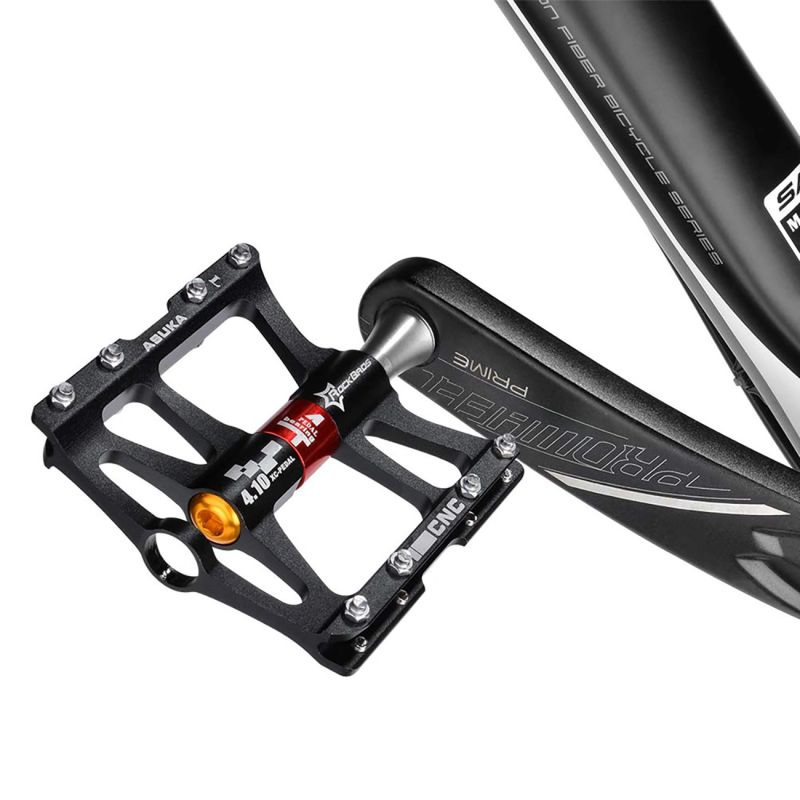 Pedały rowerowe Rockbros JT410 4.10 4 łożyska - czarne - obrazek 6
