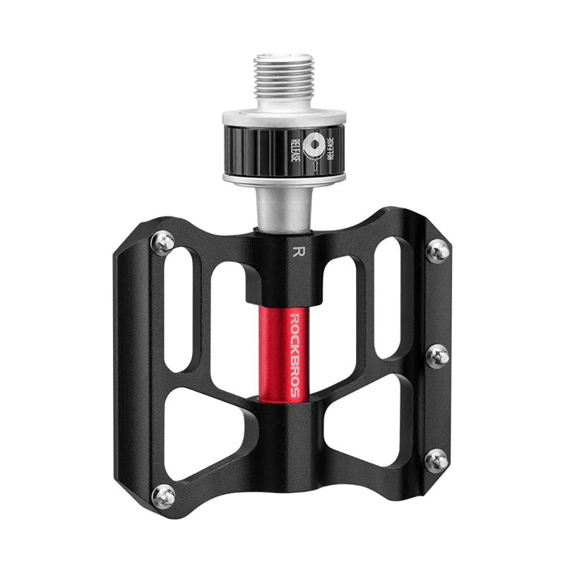 Pedały rowerowe Rockbros K3462F-BK odłączane z szybkozłączem - czarne