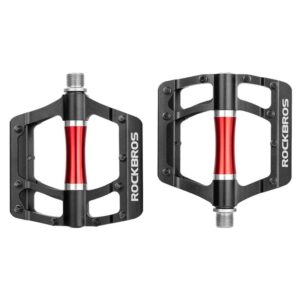 Pedały rowerowe Rockbros 2020-12CBK platformowe aluminiowe - czarne