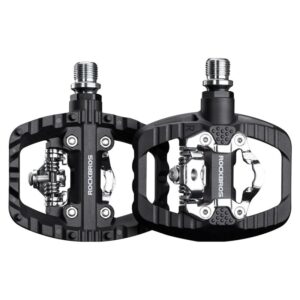 Pedały rowerowe Rockbros PD303 platformowe half-lock - czarne