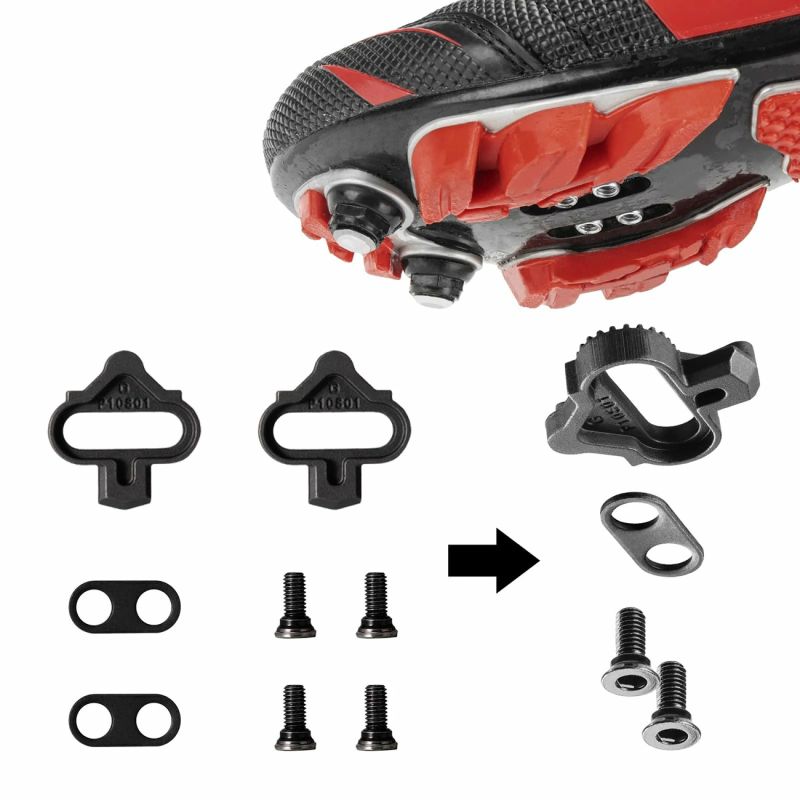 Pedały rowerowe Rockbros PD303 platformowe half-lock - czarne - obrazek 3