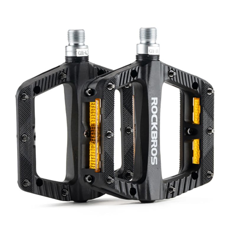 Pedały rowerowe Rockbros BP2501 oblaskowe nylonowe - czarne