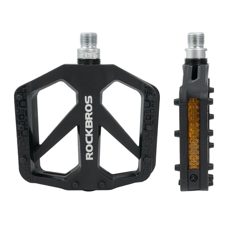 Pedały rowerowe Rockbros BP2602 nylonowe - czarne - obrazek 2