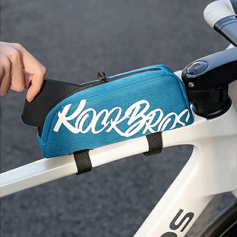 Torba rowerowa Rockbros G009 Flash Journey na górną rurę 0.8 l - niebieska - obrazek 2