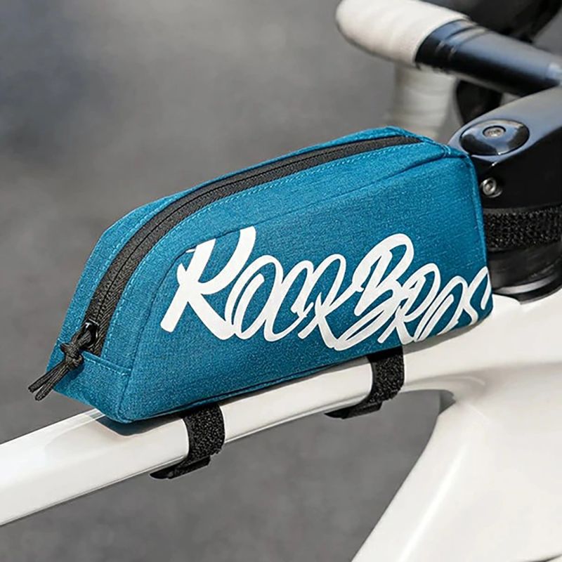 Torba rowerowa Rockbros G009 Flash Journey na górną rurę 0.8 l - niebieska - obrazek 3
