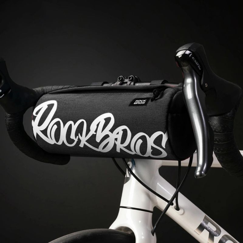 Torba rowerowa Rockbros G006 Flash Journey na kierownicę 3.6 l - czarna - obrazek 2