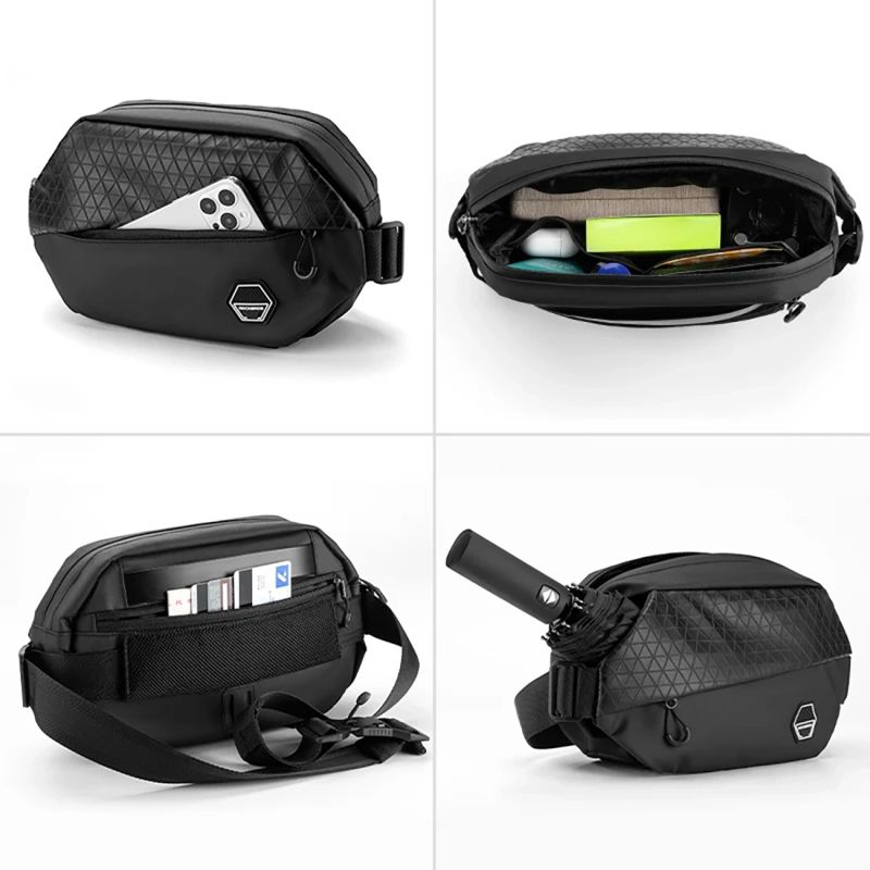 Torba Rockbros H23 wielofunkcyjna wodoodporna 3.5 l - czarna - obrazek 2
