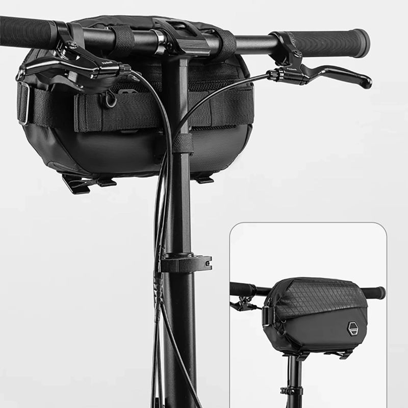 Torba Rockbros H23 wielofunkcyjna wodoodporna 3.5 l - czarna - obrazek 5