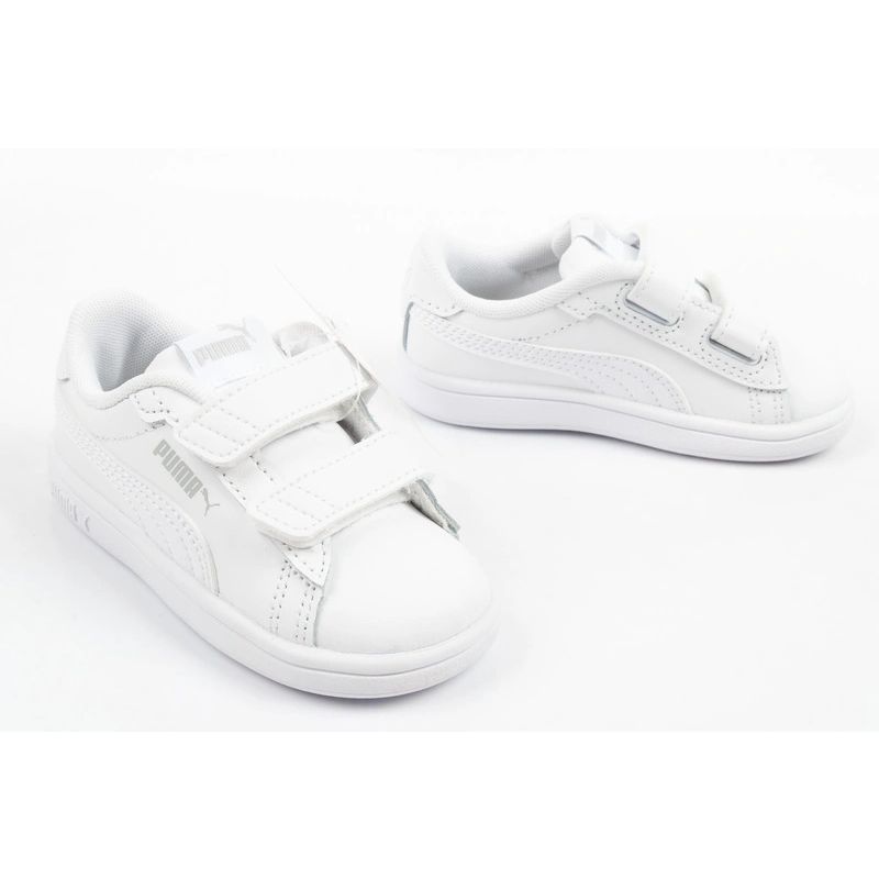 Puma buty sportowe dziecięce Smash 3.0 sneakersy niemowlęce skórzane - obrazek 7