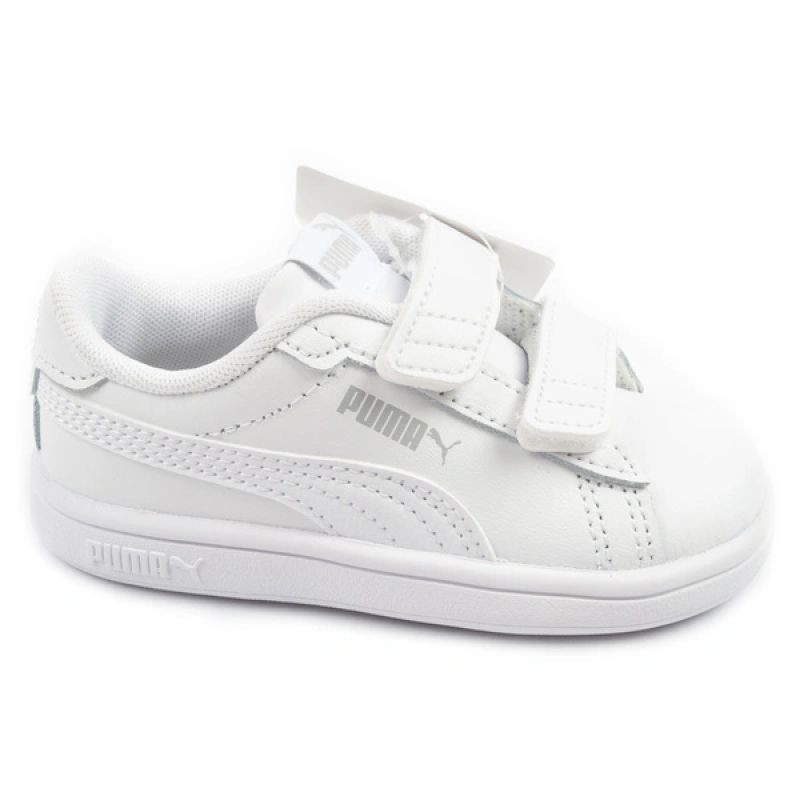 Puma buty sportowe dziecięce Smash 3.0 sneakersy niemowlęce skórzane - obrazek 10
